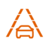 Lane keeping assist warning lamp icon