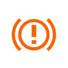 Braking warning lamp icon