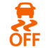 Dynamic stability control (DSC) warning lamp icon