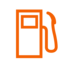 Low fuel level warning lamp icon