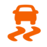Dynamic stability control (DSC/ASR) warning lamp icon