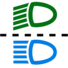 Automatic headlamp dipping warning lamp icon