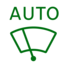 Automatic wiping warning lamp icon