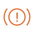 Peugeot 3008 Braking warning light