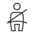 Peugeot 308 Seat Empty / Seat Belt Unfastened warning light