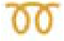 Diesel engine pre-heating warning lamp icon