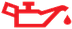 Engine oil pressure warning lamp icon