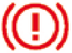 Braking system warning lamp warning lamp icon