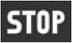 Central STOP warning light warning lamp icon
