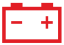 Battery charge warning lamp icon