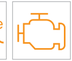 SCR emissions control system (BlueHDi) warning lamp icon