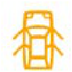 Door/boot open warning lamp warning lamp icon