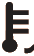 Maximum coolant temperature warning lamp icon