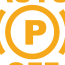 Deactivation of the automatic functions of the electric parking brake warning lamp icon