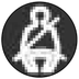 Seat belt not fastened warning light warning lamp icon