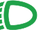Automatic headlamp dipping or warning lamp icon