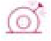 Punctured tyre warning light warning lamp icon