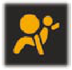 Airbag warning lamp warning lamp icon
