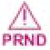 Automatic gearbox fault warning light warning lamp icon