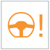 Power steering warning lamp icon