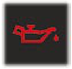 Engine oil pressure warning lamp warning lamp icon