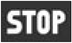 Central STOP warning light warning lamp icon