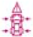 Tyre under-inflation detection system warning light warning lamp icon
