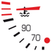 Maximum coolant temperature warning lamp icon
