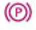 Handbrake warning light warning lamp icon