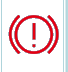 Handbrake/ Brake fluid level/EBFD warning lamp icon