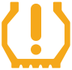 Under-inflation warning lamp icon