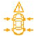 Tyre under-inflation detection system warning lamp warning lamp icon