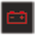 Battery charge warning light * warning lamp icon