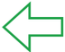 Left-hand direction indicator warning lamp icon