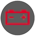 Battery charge warning light warning lamp icon