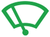 Automatic wiping warning lamp icon