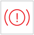 Braking warning lamp icon