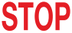 STOP warning lamp icon