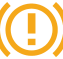 Brakes warning lamp icon