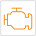 Engine self-diagnostic system (ICE, MHEV or PHEV) warning lamp icon