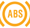 Braking warning lamp icon