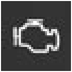 Engine diagnostics warning light warning lamp icon
