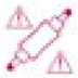 Electronically controlled suspension fault warning light warning lamp icon