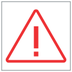 STOP warning lamp icon