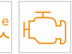 Malfunction detection warning lamp icon