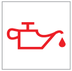 Engine oil pressure (ICE, MHEV or PHEV) warning lamp icon