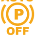 Electric parking brake fault warning lamp icon