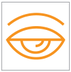 Driver Attention Warning by Camera (Distraction detection) warning lamp icon
