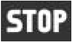 Central STOP Warning Light warning lamp icon