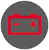 Battery charge warning light warning lamp icon